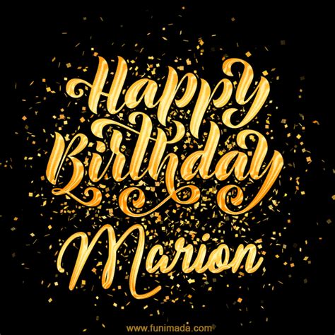 happy birthday marion gif